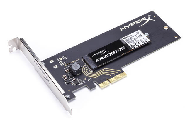 Картинка - 1 Диск SSD Kingston HyperX Predator PCI-E 480GB PCI-E 2.0x4, SHPM2280P2H/480G