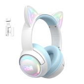 Наушники Onikuma GT838 USB Type-C бело-розовый, ONIKUMA GT838 W/P