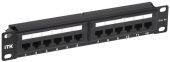 Патч-панель ITK 12-ports UTP RJ-45 1U, PP12-1UC5EU-D05-10