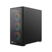 Корпус Ocypus Delta C70 ARGB Midi Tower Без БП чёрный, Delta C70 BK ARGB