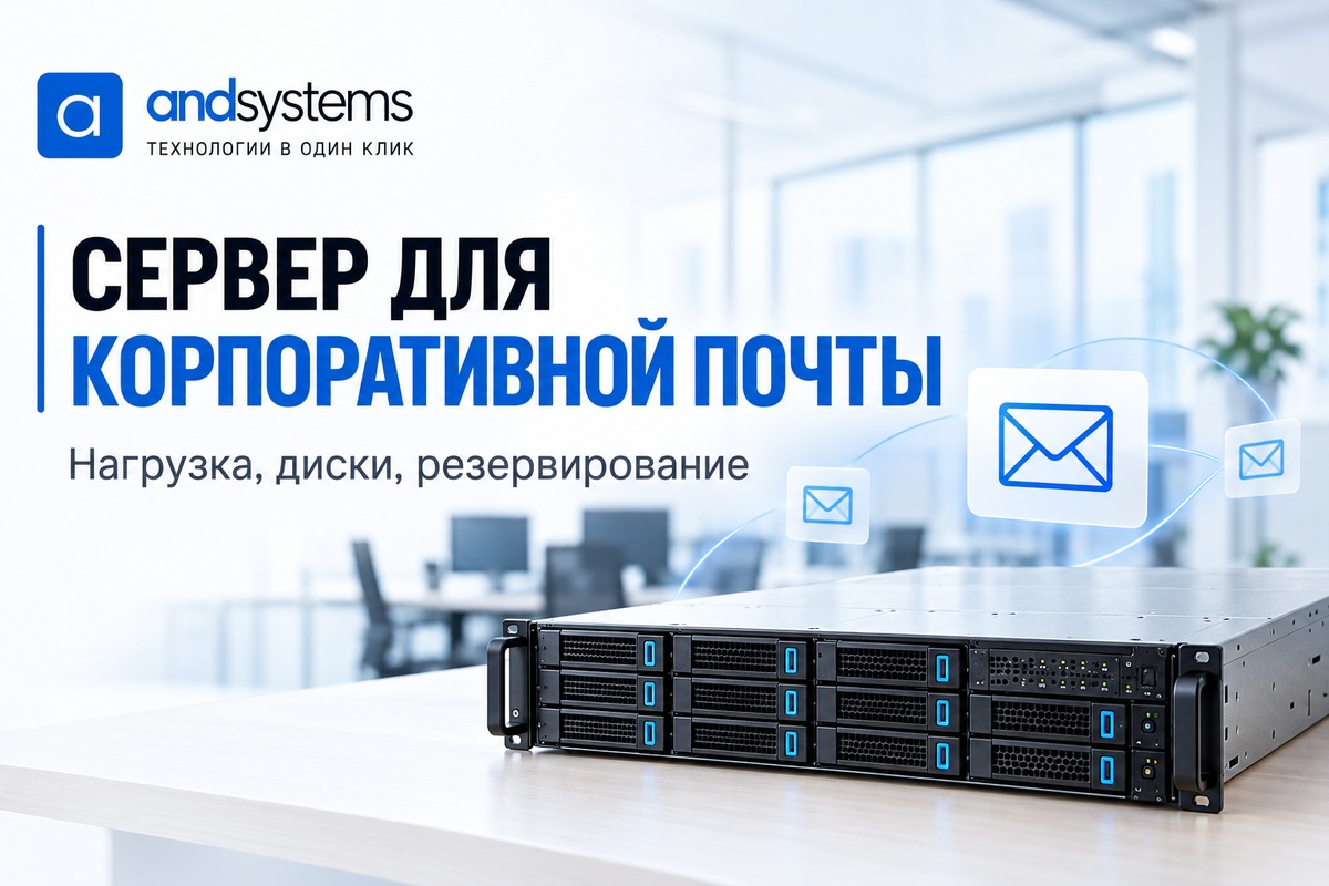 Сервер для корпоративной почты: как подобрать железо под нагрузку