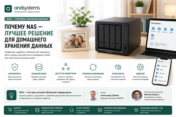 Почему NAS — лучшее решение для домашнего хранения данных