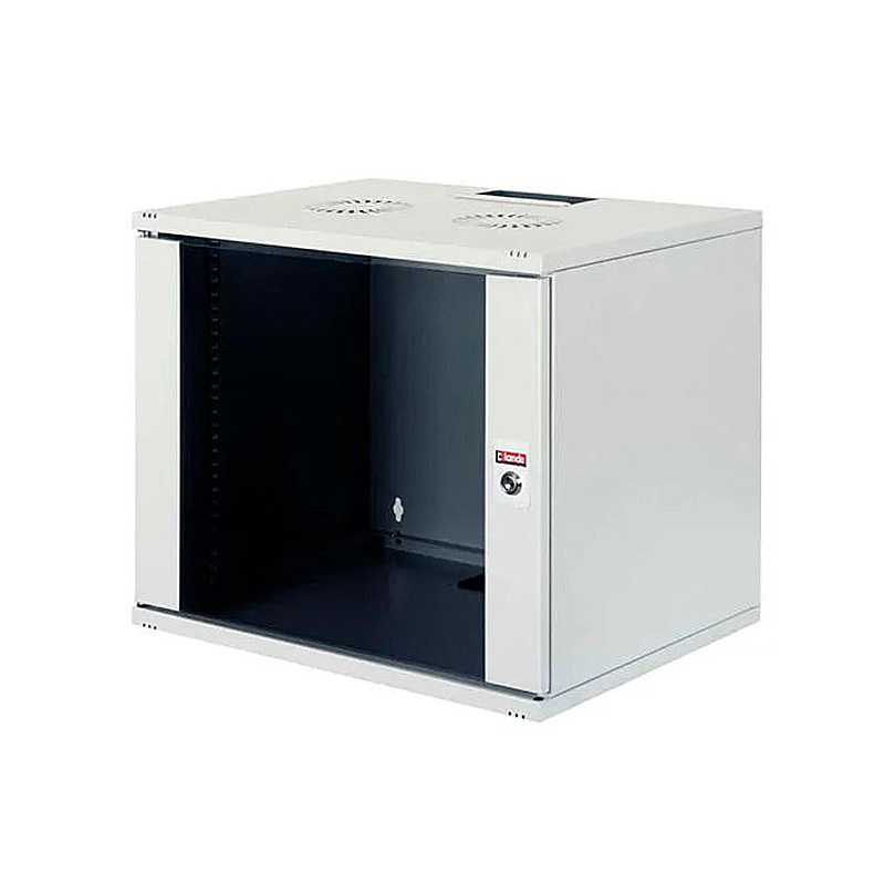 Фото-1 Настенный шкаф LANDE NetBox Soho 12U серый, LN-SH12U5440-LG-F0-1