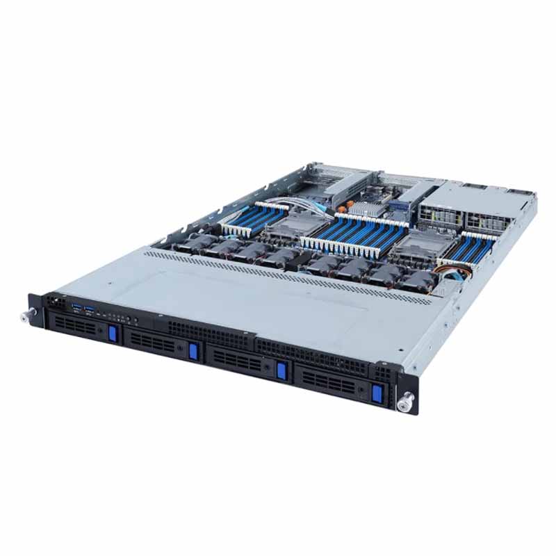 Серверная платформа Gigabyte R182-340-rev.100 4x3.5" Rack 1U, 6NR182340MR-00-101