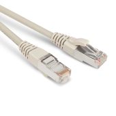 Фото Патч-корд Hyperline FTP кат. 5e серый 10 м, PC-LPM-STP-RJ45-RJ45-C5e-10M-LSZH-GY