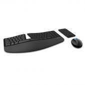 Photo Комплект Клавиатура/мышь Microsoft Sculpt Ergonomic Беспроводной Чёрный, L5V-00017