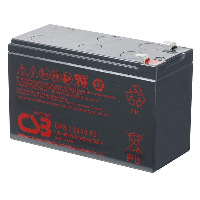 Картинка - 1 Батарея для ИБП CSB UPS12460 12В, UPS12460