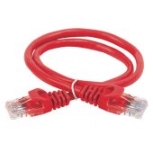 Патч-корд ITK UTP кат. 5e Красный 3 м, PC04-C5EUL-3M