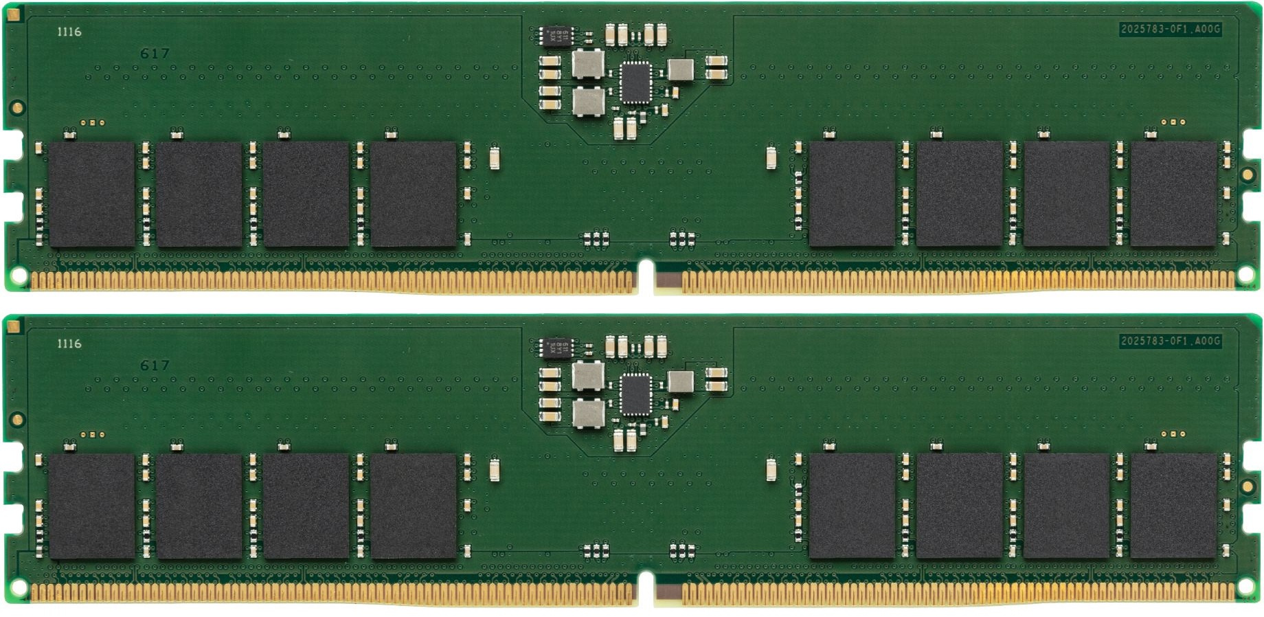 Комплект памяти Kingston ValueRAM 2х16 ГБ DIMM DDR5 4800 МГц, KVR48U40BS8K2-32