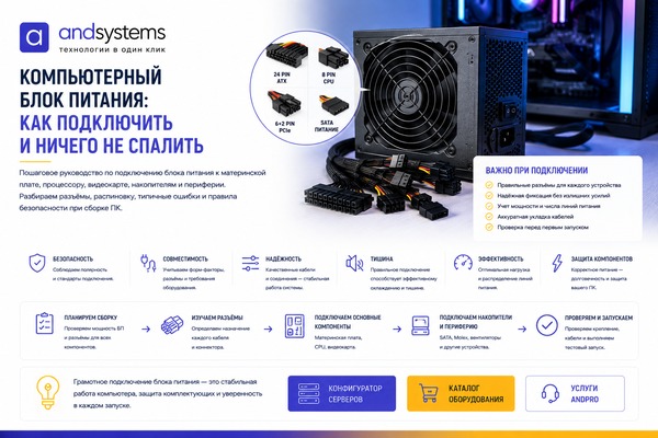 Компьютерный блок питания: как подключить и ничего не спалить
