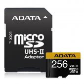 Photo Карта памяти ADATA Premier ONE microSDXC UHS-II Class 3 V90 Class 10 256GB, AUSDX256GUII3CL10-CA1
