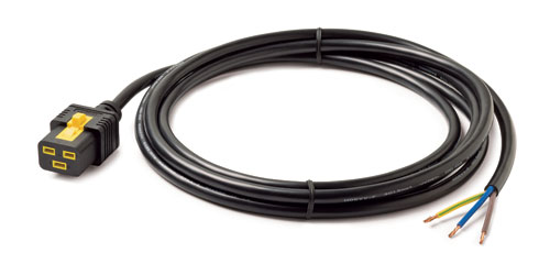 Картинка - 1 Кабель питания APC Power Cord Hard Wire 3-wire -&gt; IEC 320 C19 3.00м, AP8759