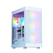 Корпус Zalman i4 TG Midi Tower Без БП белый, i4 TG White