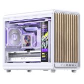 Корпус JONSBO D33 WOOD Mini Tower Без БП белый, D33 WOOD White