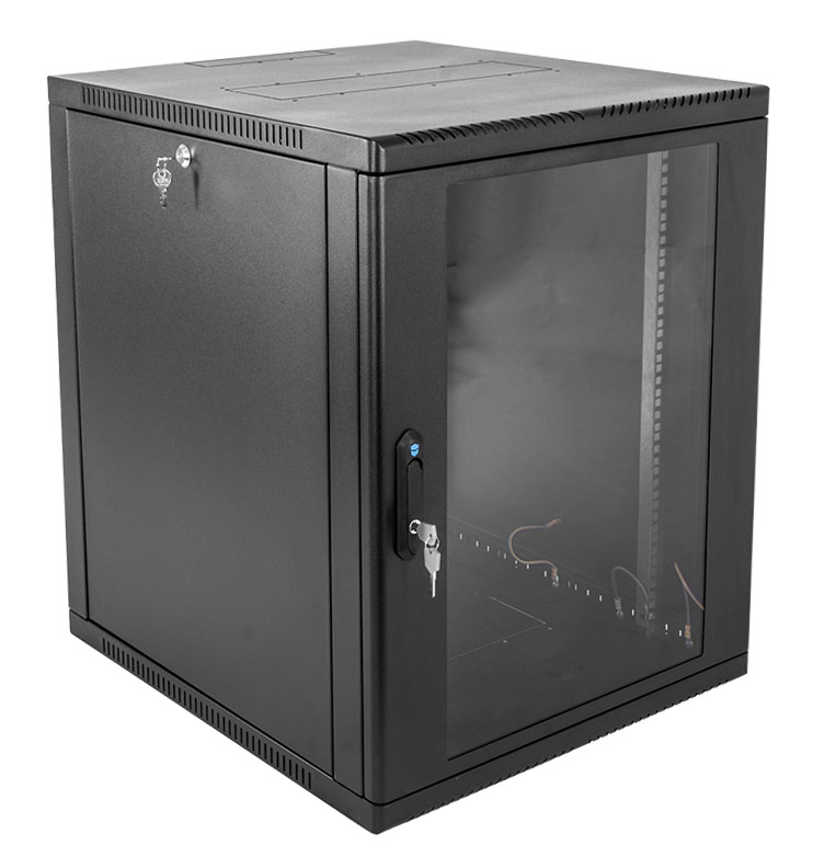 Настенный шкаф ЦМО ШРН 12U чёрный, ШРН-12.350-9005