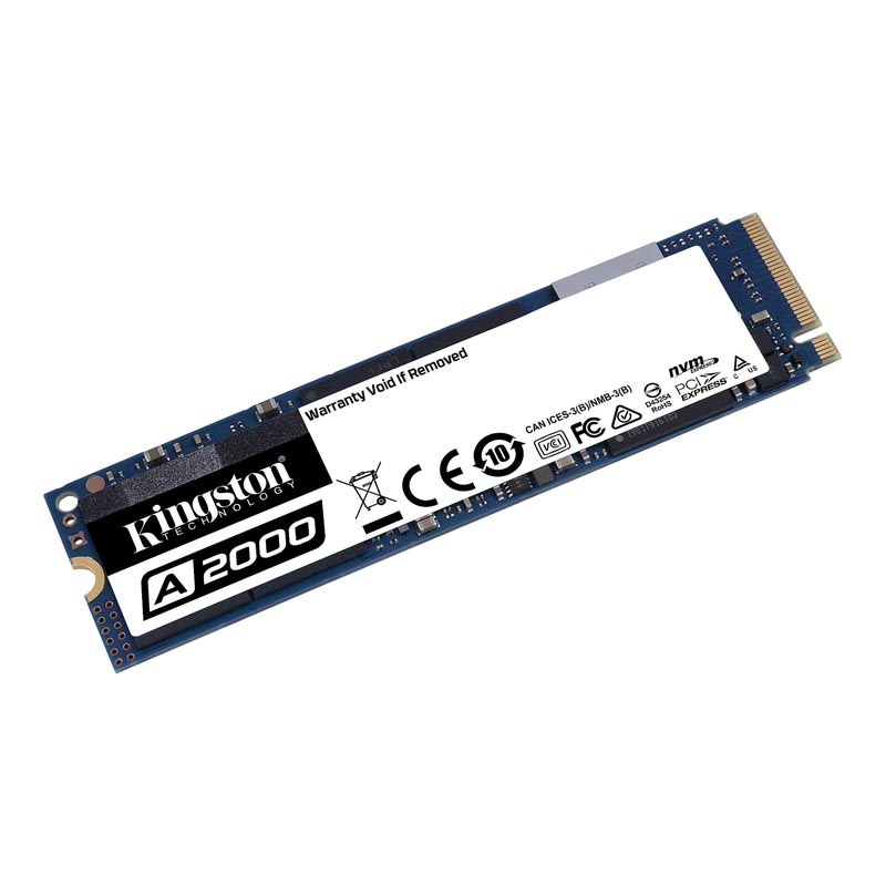 Картинка - 1 Диск SSD Kingston A2000 M.2 2280 500GB PCIe NVMe 3.0 x4, SA2000M8/500G