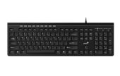 Клавиатура мембранная Genius SlimStar 230II Проводная чёрный, 31310048402
