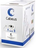Кабель Cabeus FTP кат. 5e серый 305 м, FTP-4P-Cat.5e-SOLID-LSZH-GY