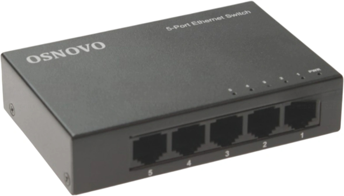 Коммутатор OSNOVO SW-5F Неуправляемый 5-ports, SW-5F