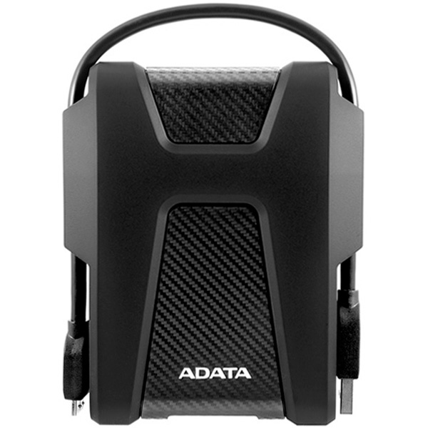 Внешний диск HDD ADATA DashDrive Durable 1 ТБ 2.5" USB Type A чёрный, AHD680-1TU31-CBK