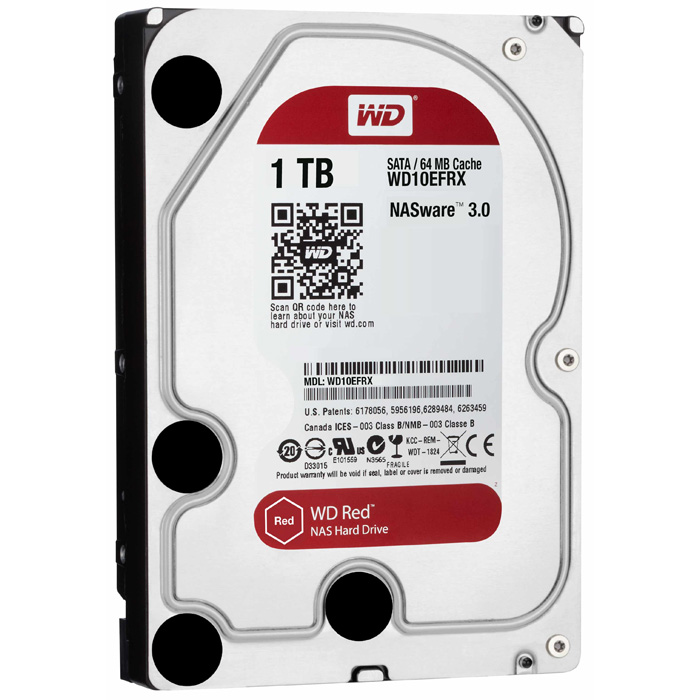 Картинка - 1 Диск HDD WD Red SATA III (6Gb/s) 3.5&quot; 1TB, WD10EFRX