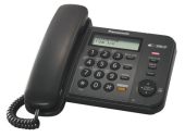 Проводной телефон Panasonic KX-TS2358RU чёрный, KX-TS2358RUB