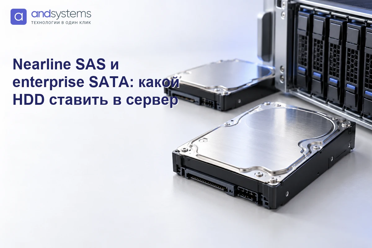 Nearline SAS и enterprise SATA: какой HDD ставить в сервер