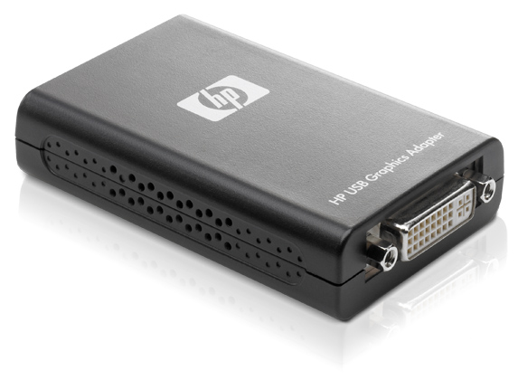 Картинка - 1 Переходник HP Video USB Type A (M) -&gt; DVI-I Dual Link (F), NL571AA
