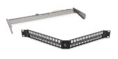 Патч-панель Cabeus 48-ports FTP Пустые шторки 1U, PLBHD-48-CON-SH