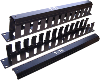 Кабельный органайзер LANMASTER TWT-ORG Горизонтальный 1U, TWT-ORG/CV-1U