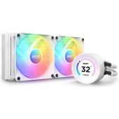 Фото Система водяного охлаждения NZXT Kraken Elite 240 RGB 2 x 120 мм, RL-KR24E-W1
