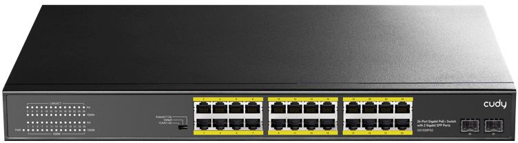 Коммутатор Cudy GS1028PS2 24-PoE Неуправляемый 26-ports, GS1028PS2