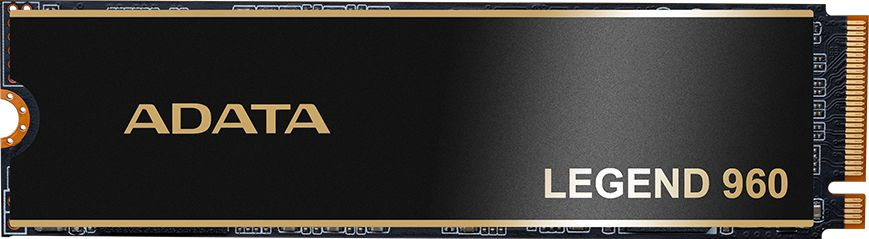 Диск SSD ADATA LEGEND 960 with Heat Sink M.2 2280 4 ТБ PCIe 4.0 NVMe x4, ALEG-960-4TCS