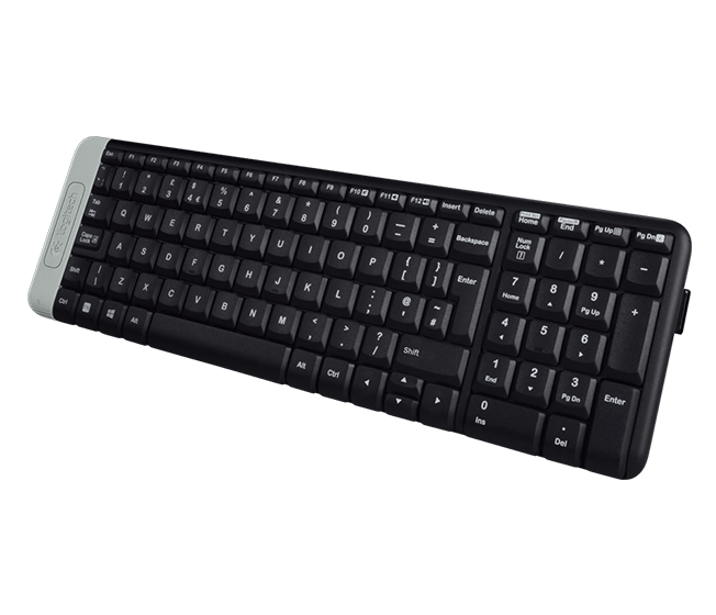 Картинка - 1 Клавиатура мембранная Logitech K230 Беспроводная Чёрный, 920-003348