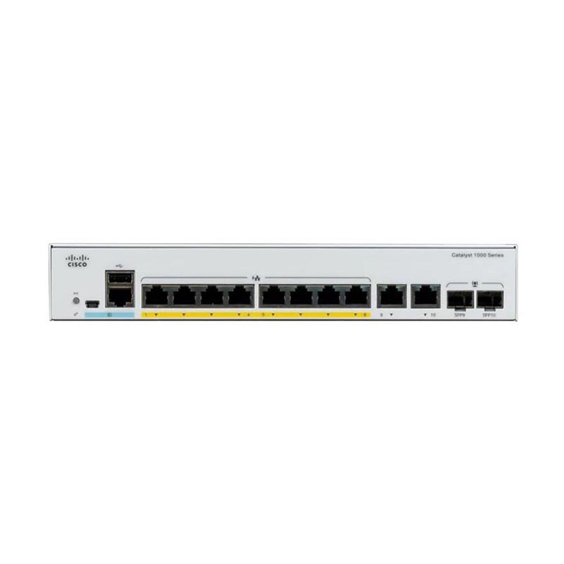 Фото-1 Коммутатор Cisco C1000-8T-E-2G Управляемый 10-ports, C1000-8T-E-2G-L