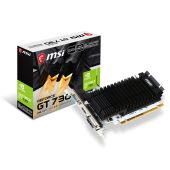 Вид Видеокарта MSI NVIDIA GeForce GT 730 DDR3 2GB, N730K-2GD3H/LP