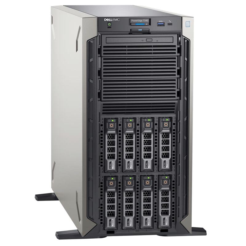 Картинка - 1 Сервер Dell PowerEdge T340 3.5&quot; Tower, T340-4744/001