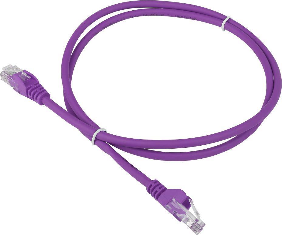 Патч-корд LANMASTER UTP кат. 6 фиолетовый 3 м, LAN-PC45/U6-3.0-VI