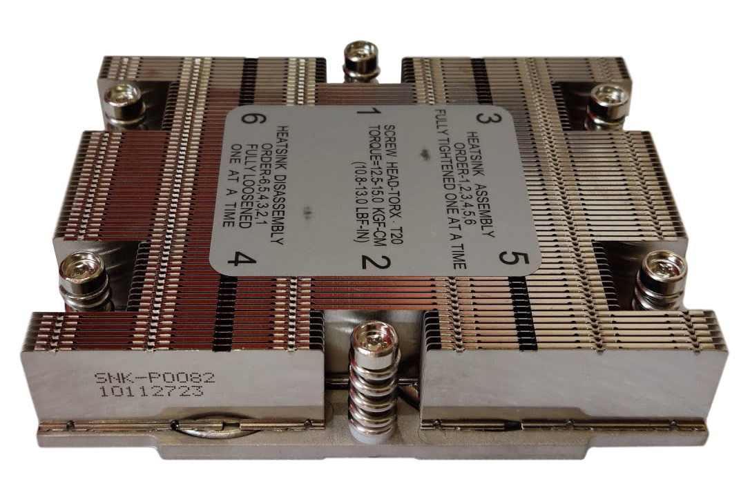 Кулер Supermicro Heatsink 1U, SNK-P0082V