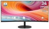 Монитор MSI MP341CQ E12 34" LED VA чёрный, 9S6-3PB2CT-212