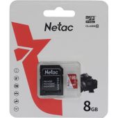 Фото Карта памяти Netac P500 ECO microSDHC UHS-I Class 1 C10 8GB, NT02P500ECO-008G-R