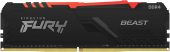 Модуль памяти Kingston FURY Beast RGB 16 ГБ DIMM DDR4 2666 МГц, KF426C16BB1A/16