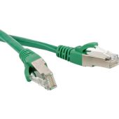 Патч-корд Hyperline S/FTP кат. 6 Зелёный 0,5 м, PC-LPM-SFTP-RJ45-RJ45-C6-0.5M-LSZH-GN