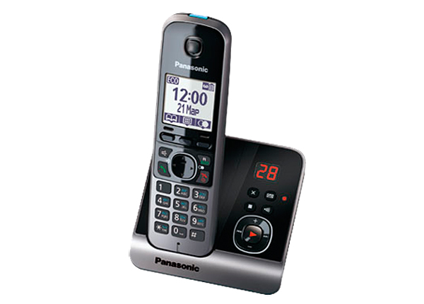 Картинка - 1 DECT-телефон Panasonic KX-TG6721RU Автоответчик Серебристый, KX-TG6721RUS