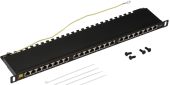 Фото Патч-панель LANMASTER 24-ports STP RJ-45 0.5U, LAN-PPC24S6