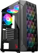 Фото Корпус Bloody BD-CC107F Midi Tower Без БП чёрный, BD-CC107F-BK