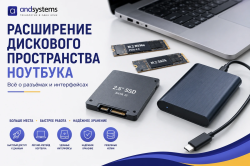Расширение дискового пространства ноутбука: всё о разъёмах и интерфейсах