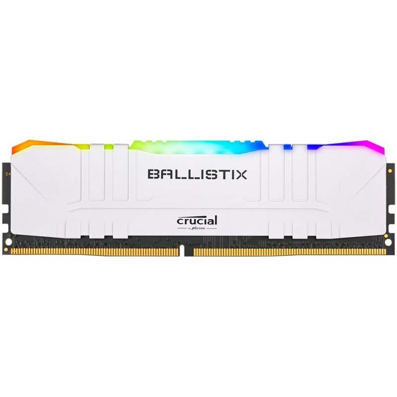 Картинка - 1 Модуль памяти Crucial Ballistix RGB White 16GB DIMM DDR4 3200MHz, BL16G32C16U4WL