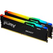 Комплект памяти Kingston Fury Beast 2х16 ГБ DIMM DDR5 6000 МГц, KF560C30BBEAK2-32