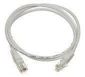 Патч-корд LANMASTER UTP кат. 6 серый 1.5 м, с заливными колпачками, TWT-45-45-1.5/6-GY